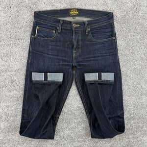 Brave Star Selvedge Jeans Men's 30 Raw Denim Button Fly Made In USA